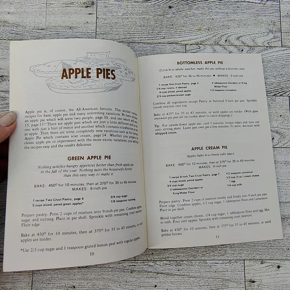 Mix and Press Pastry Occident King Midas Vintage Cookbook Booklet VERY‎ GOOD